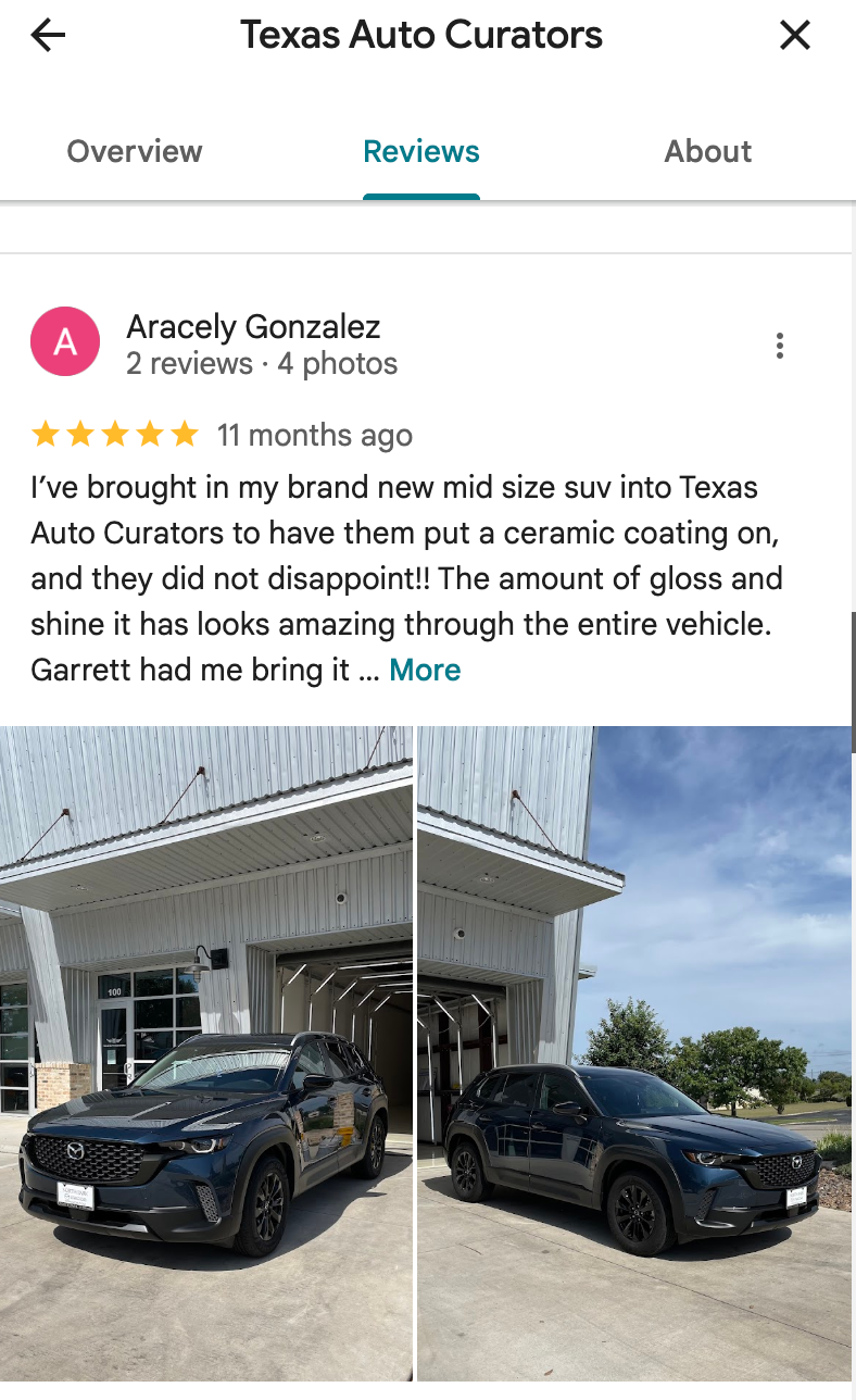 Photo Review Example