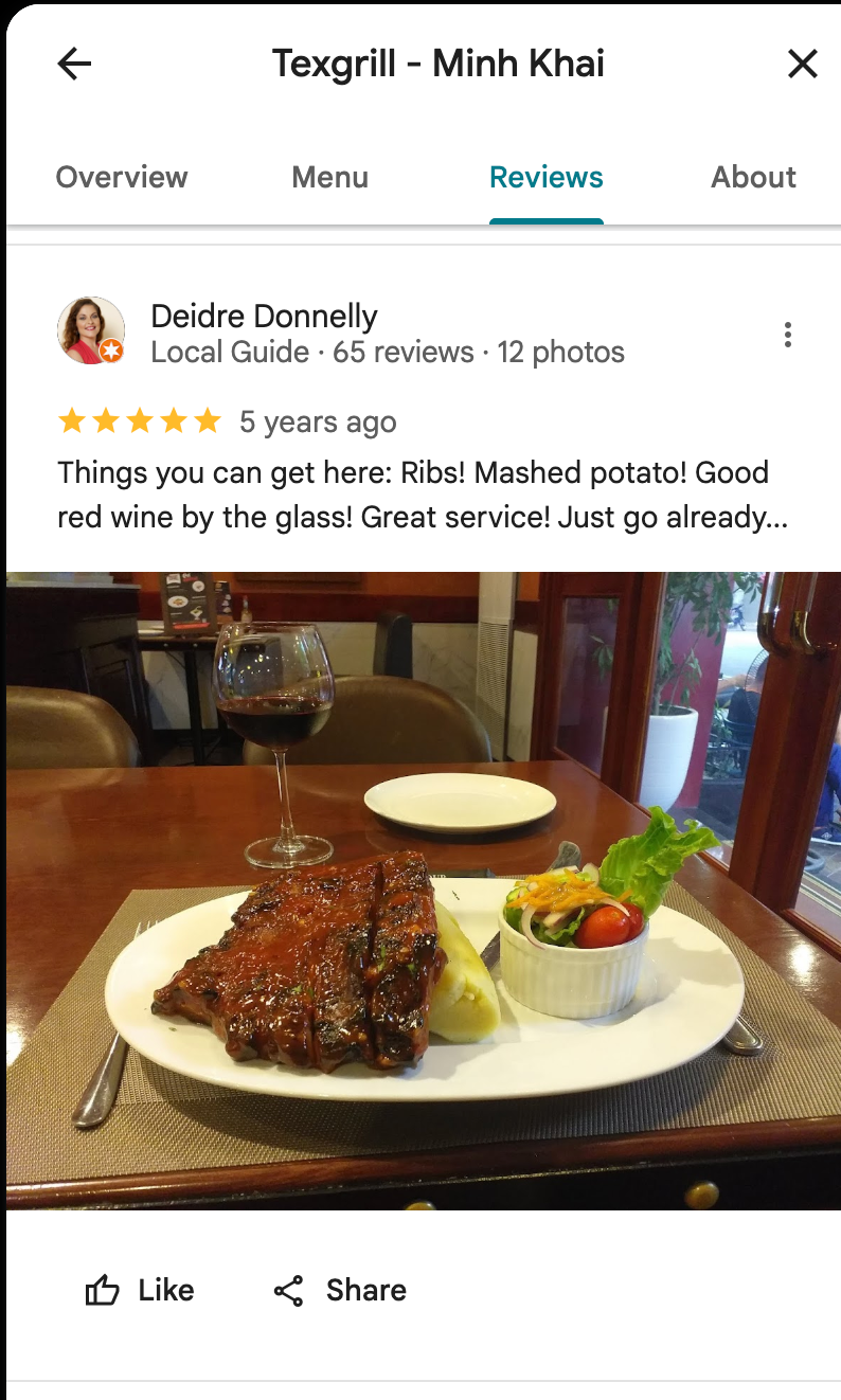 SEO Review Example